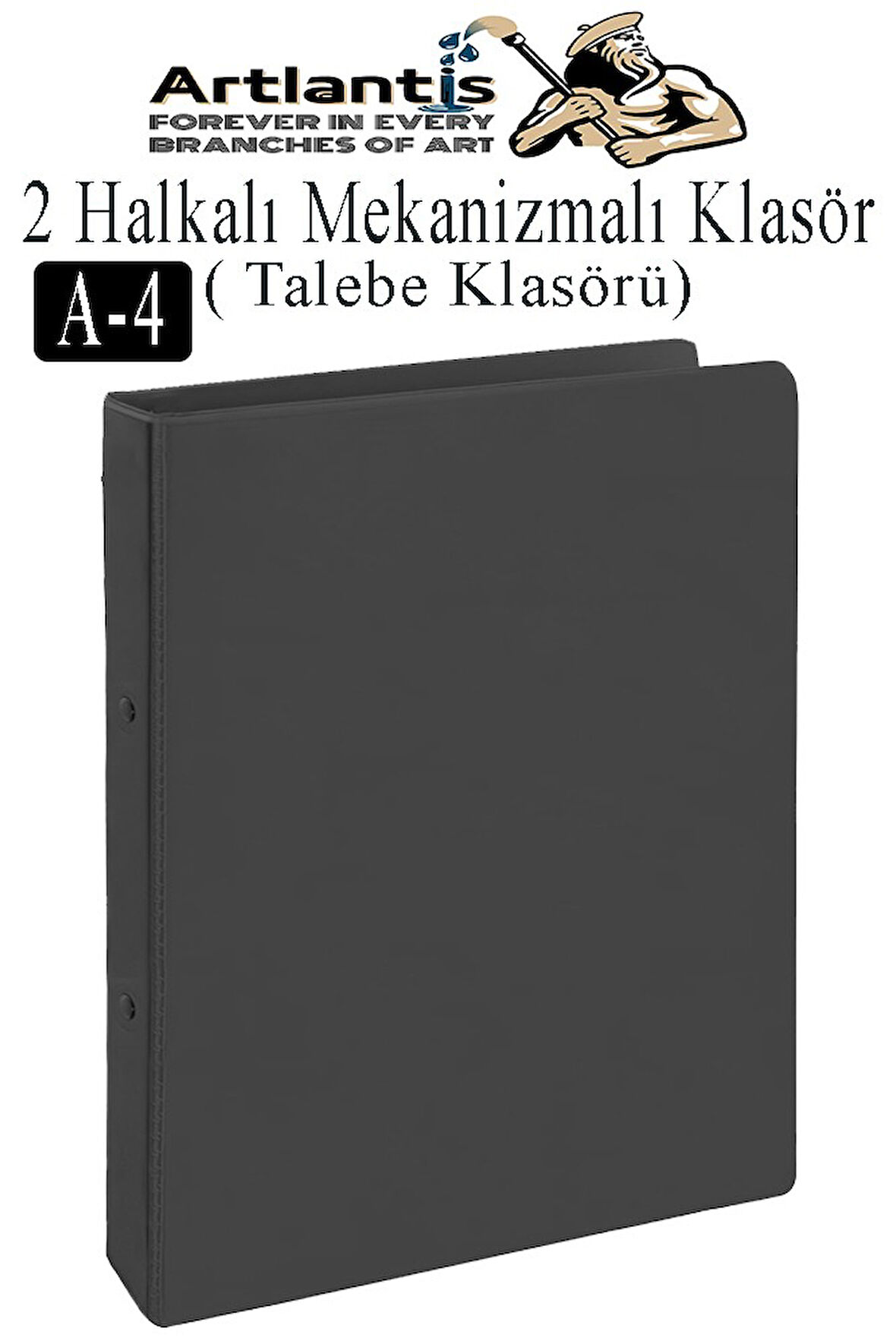 2 Halkalı Klasör 1 Adet A4 PVC Öğrenci ve Ofis Tipi Evrak Sunum Talebe Klasörü İç Cepli Otomatik Mekanizmalı Büro Okul