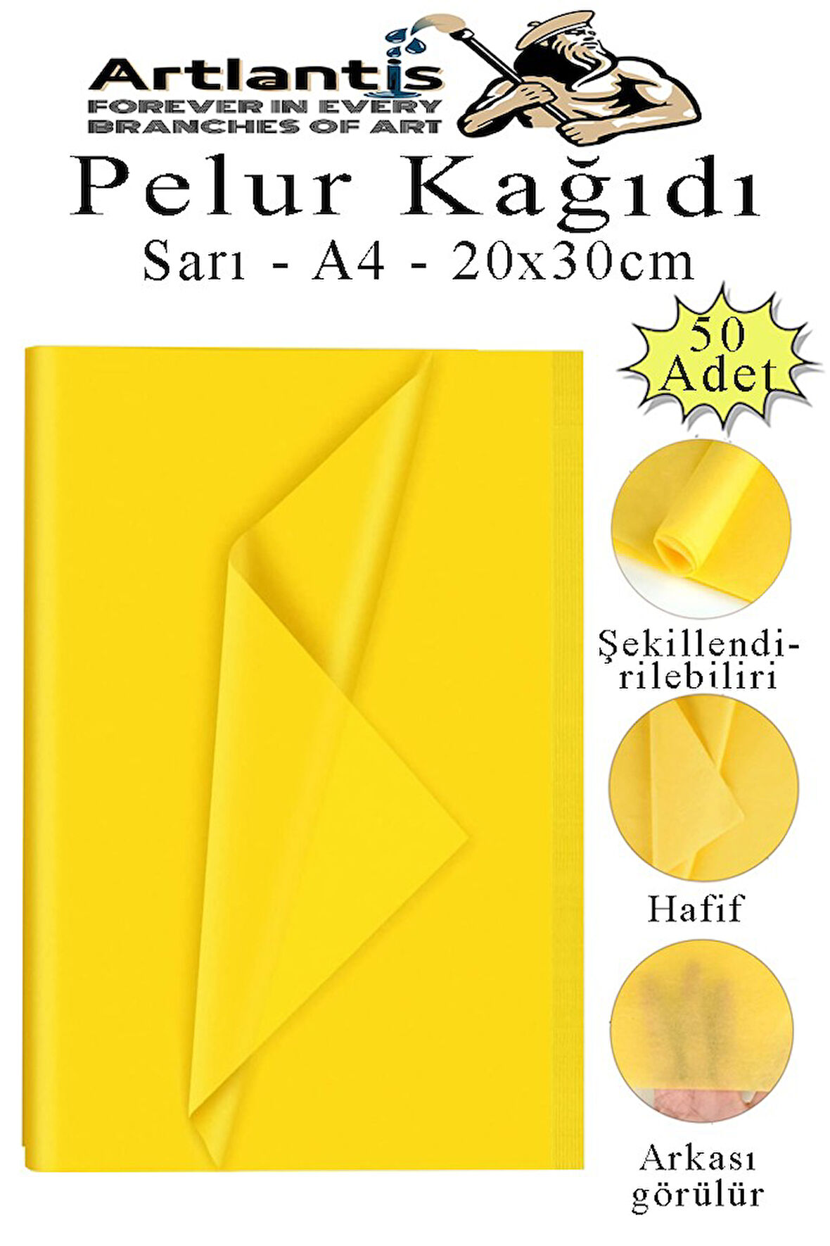 Pelur Kağıdı Renkli 50 li 1 Paket A4 Pelur Kagıt Moda Tasarım Tekstil Hediye Paketleme Ambalaj Kağıdı Parti Doğum Günü