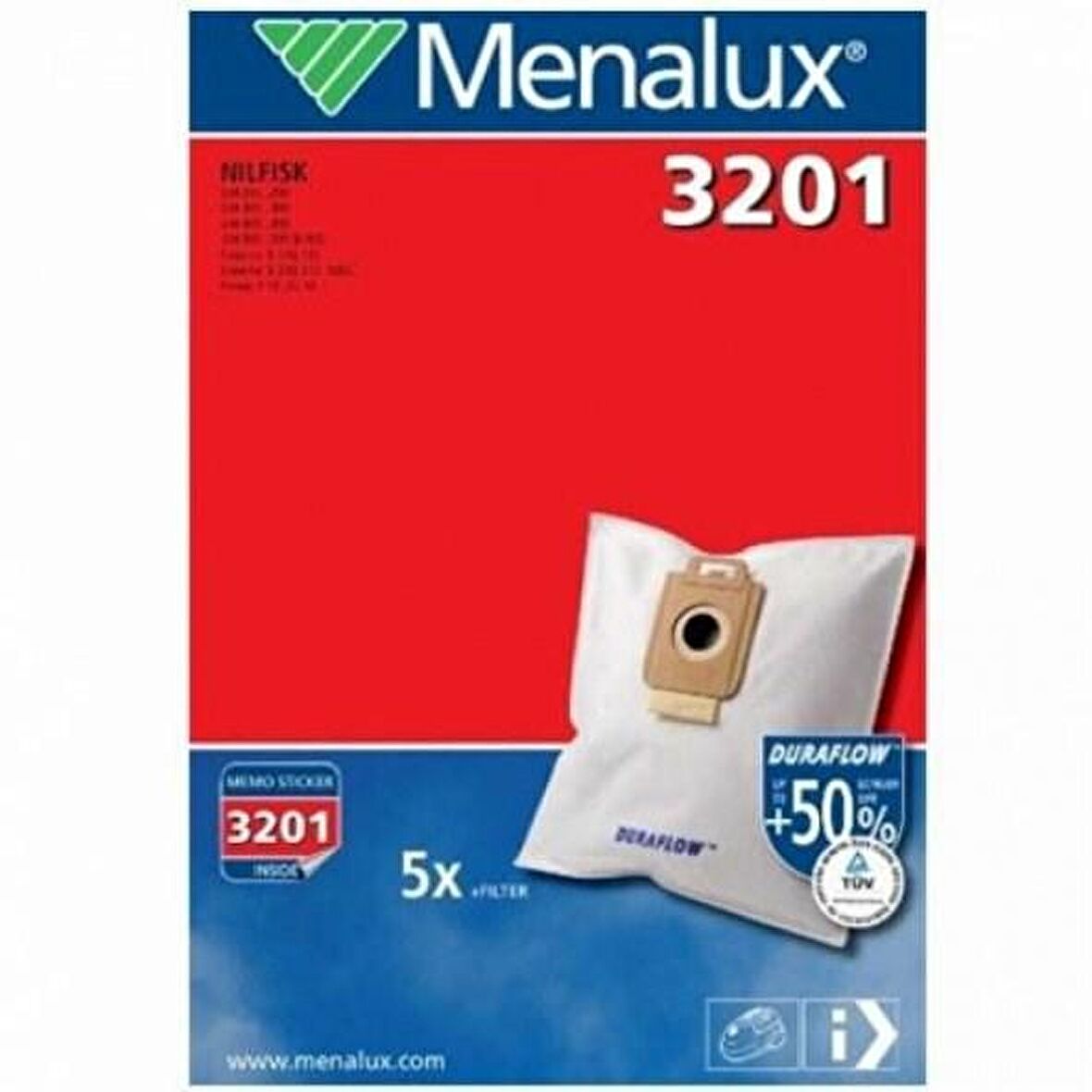 MENALÜX TOZ TORBASI (3201) - (NİLFİSK POWER)