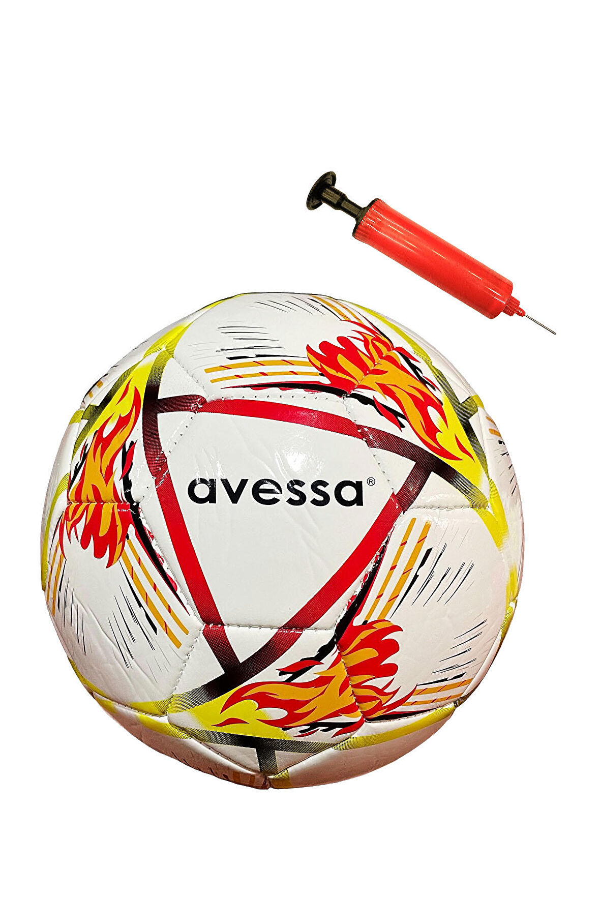 Avessa FT150-100SB Futbol Topu Sarı-Beyaz 3 Astar Pompalı