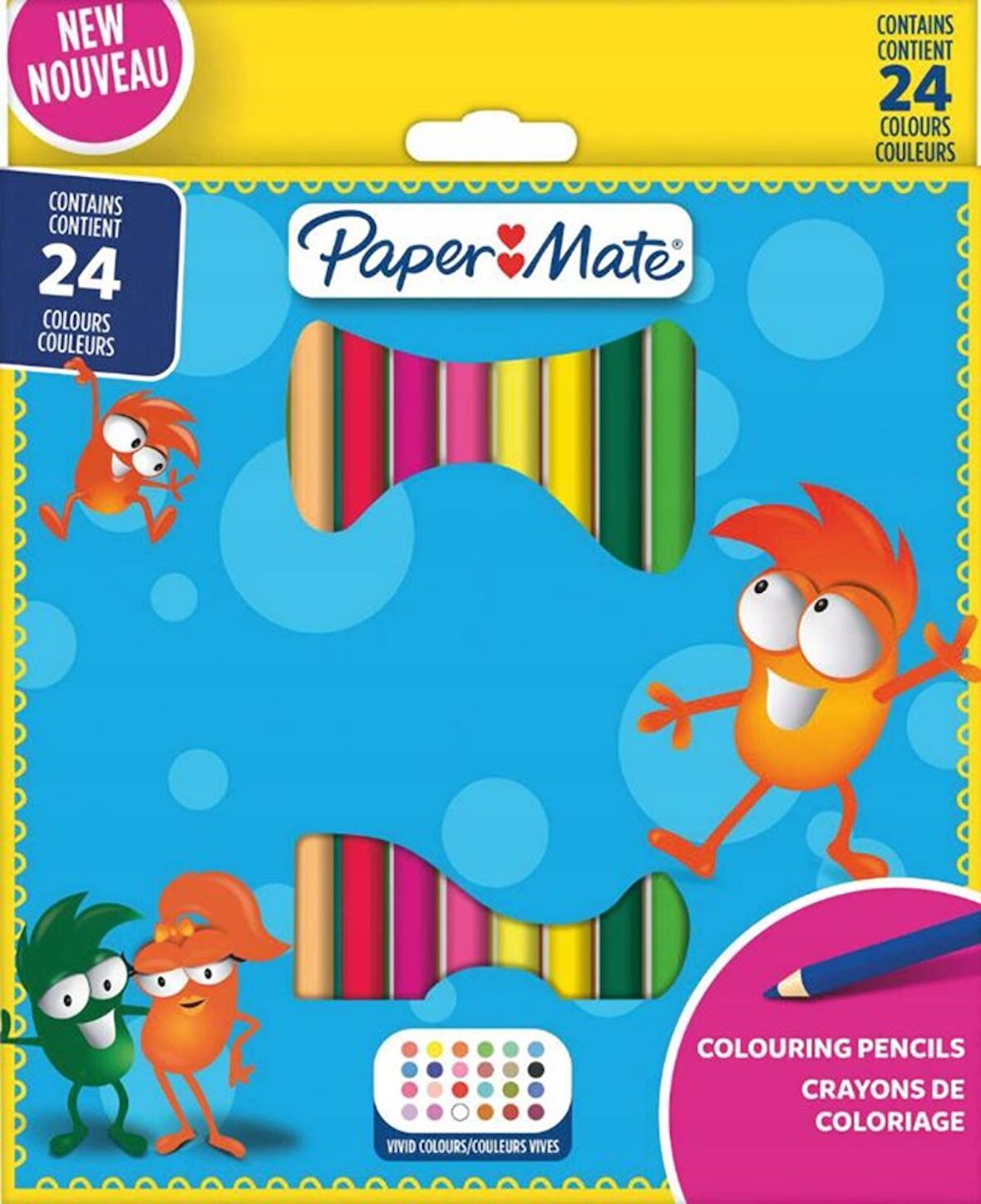 PAPERMATE KURUBOYA KALEM 24 LÜ 2166489