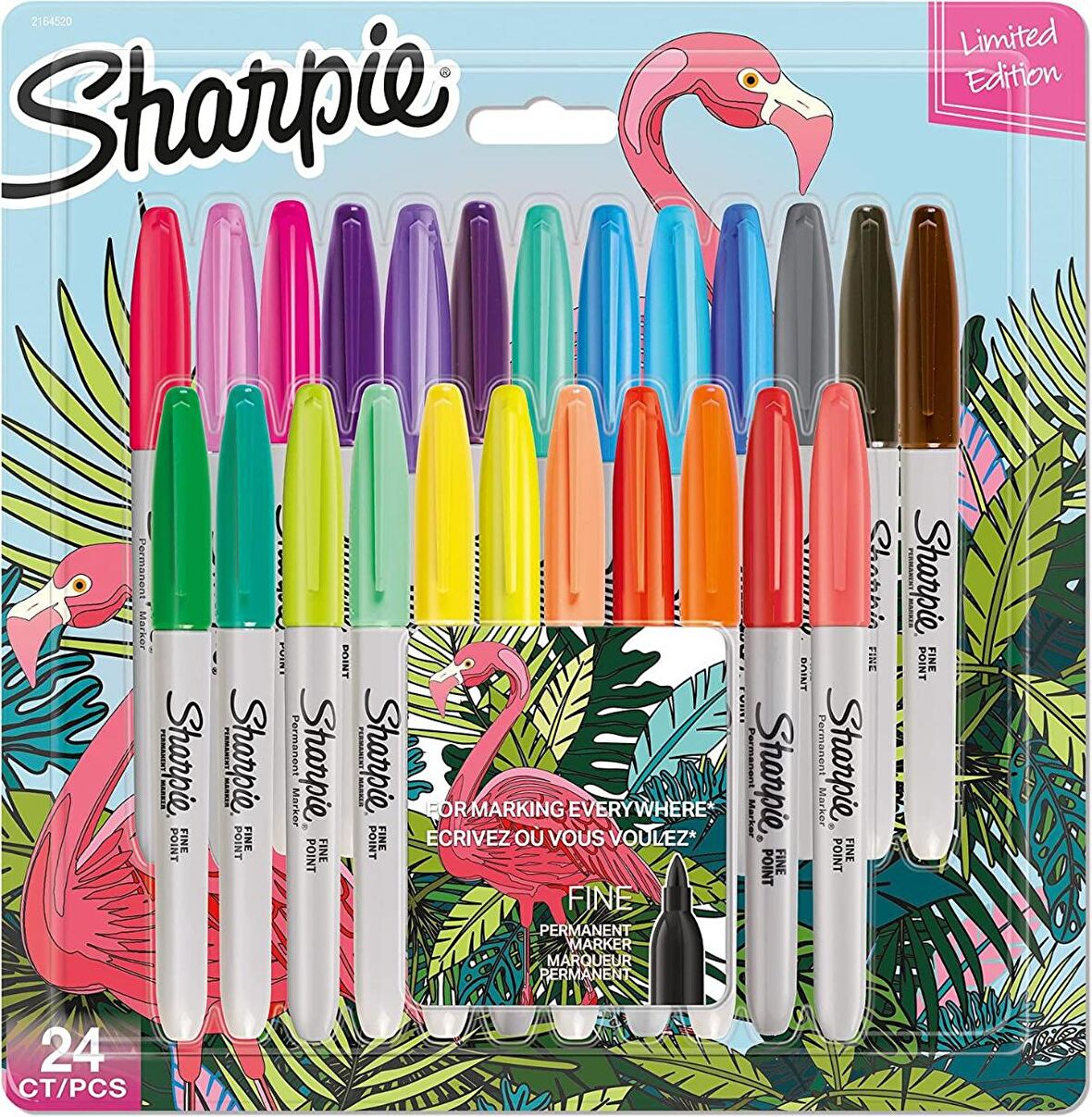 Sharpie Filamingo Fine Permanent Markör 24'lü