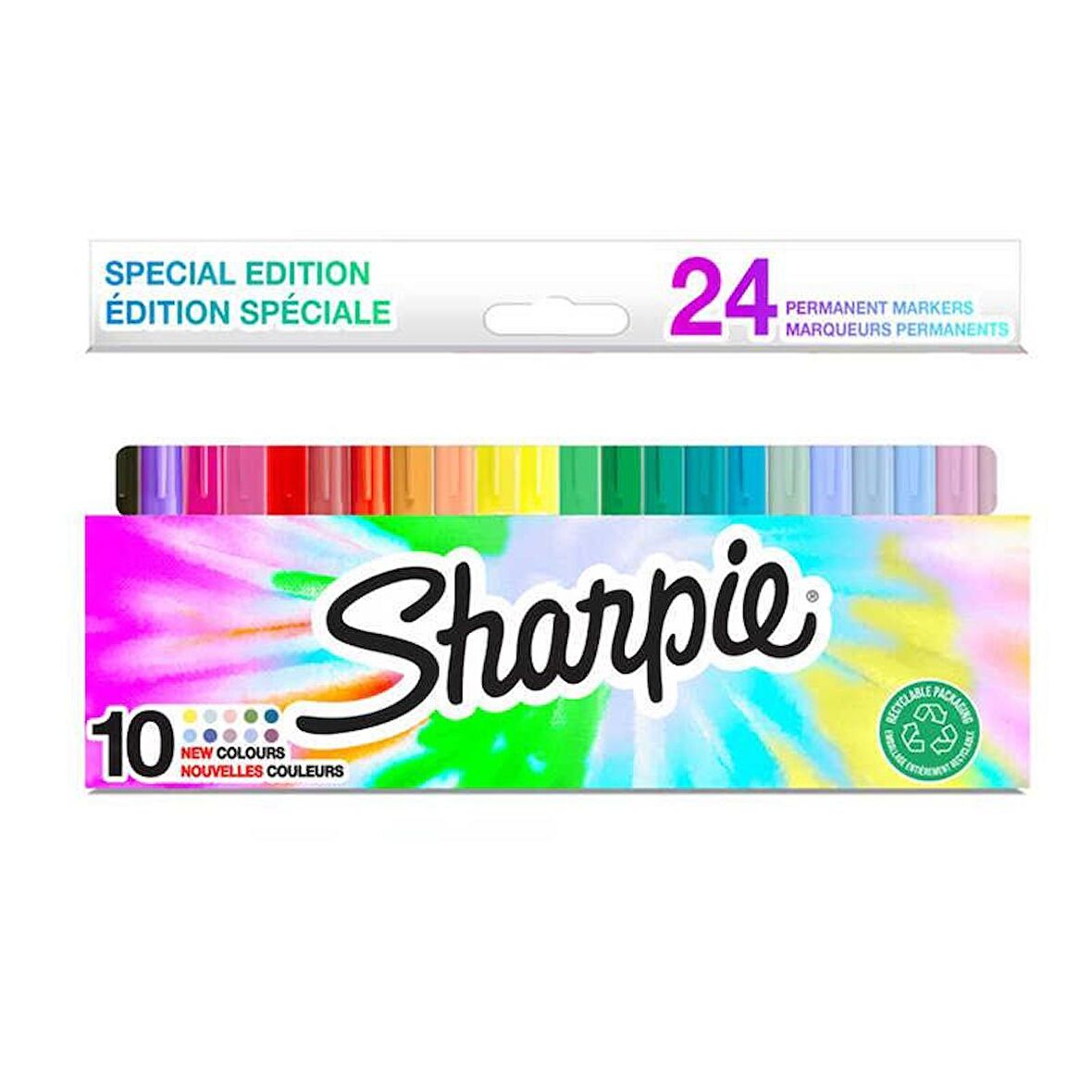 Sharpie Permanent Markör Fine/UF Karışık 24 lü