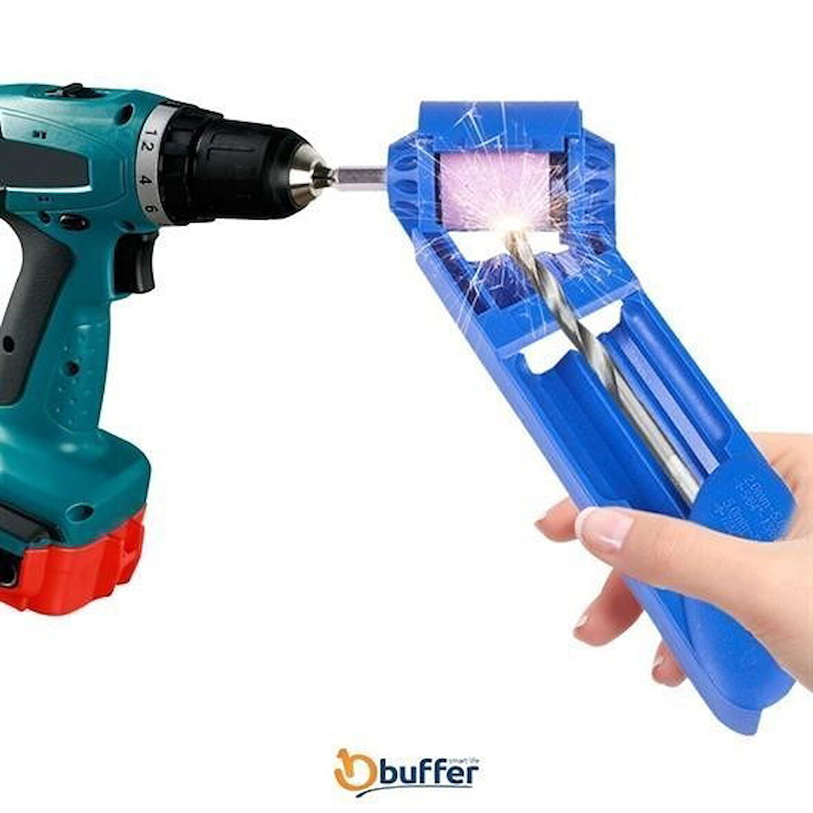 caselka® Taşınabilir Kullanımı Kolay Hafif Matkap Ucu Bileyici Matkap Ucu Bileme Keskinleştirme Apara