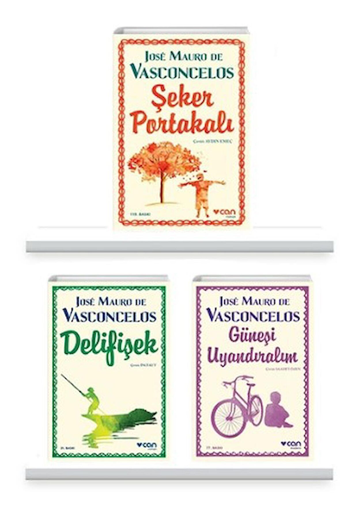 Jose Mauro de Vasconcelos Seti (3 Kitap) Can Yayınları