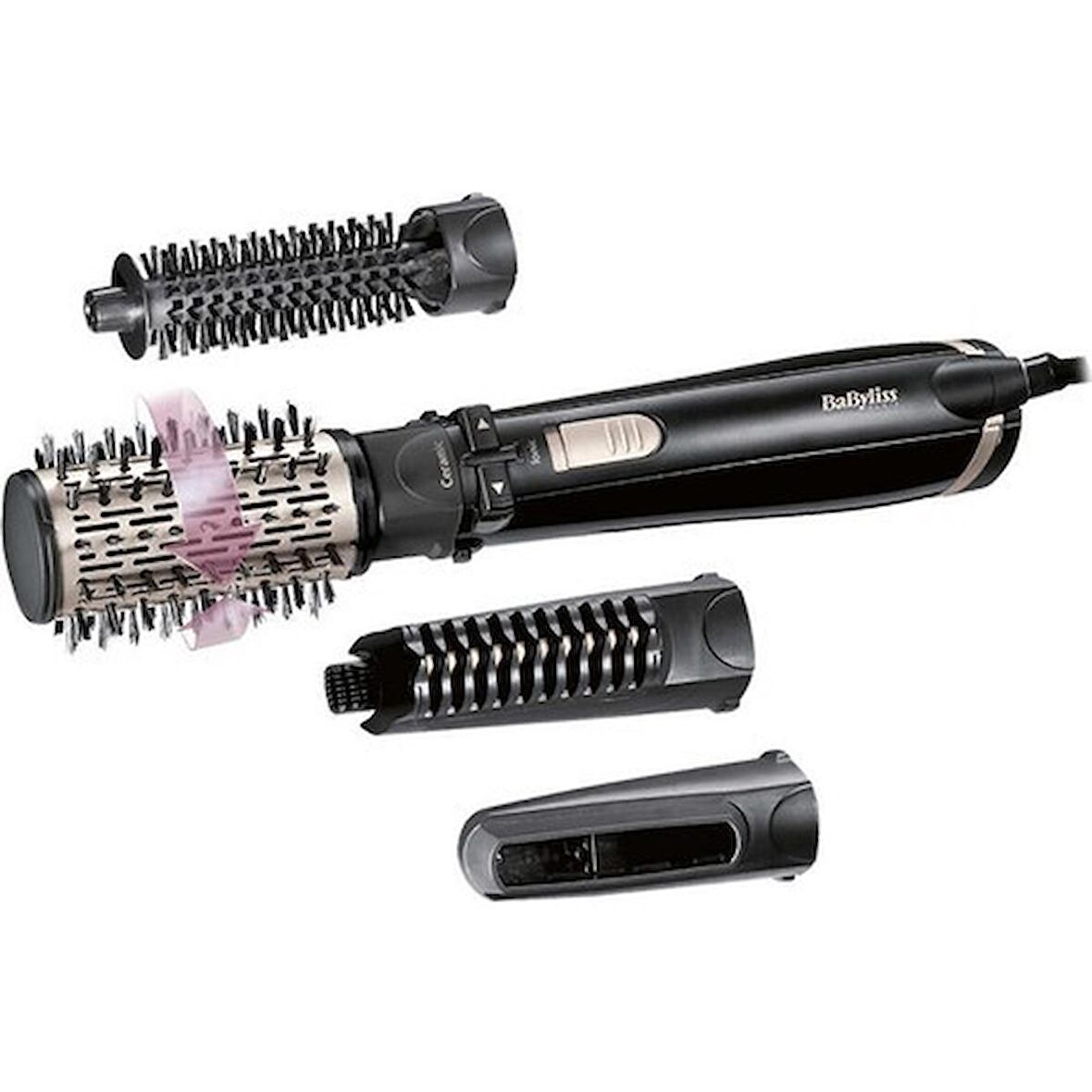 BaByliss AS200E 1000W Döner Başlıklı Hava Üflemeli Saç Şekillendiricisi