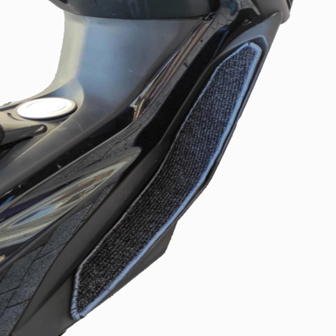 Motosiklet Aksesuar Koruyucu Paspas Falcon C Max 155 UYumlu Gri Kenar Overlok