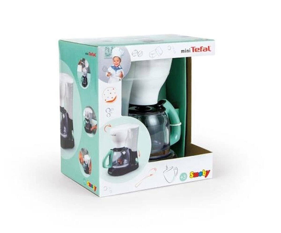 Smoby Tefal Oyuncak Filtre Kahve Makinesi - Siyah 310544