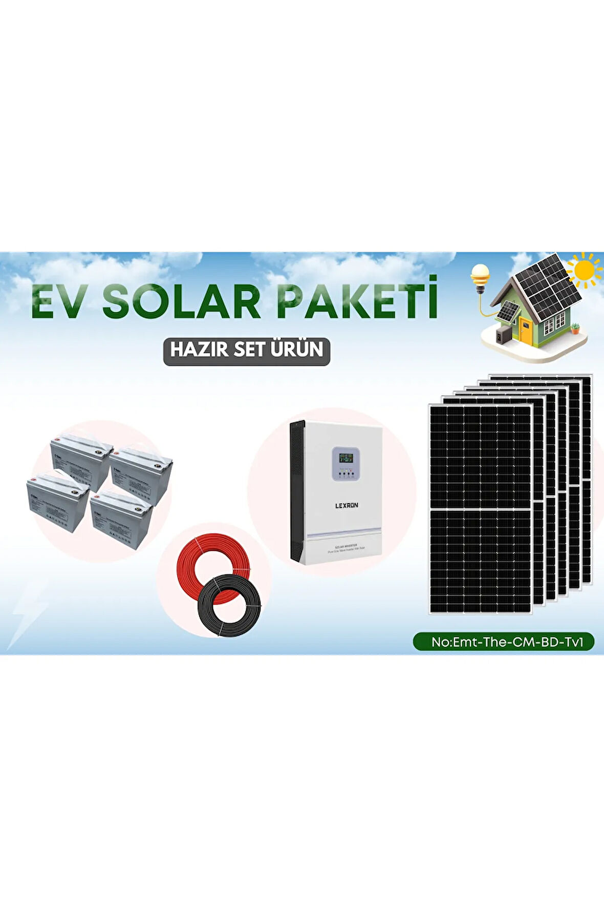 4.8kW GÜNEŞ ENERJİ PAKETİ KARAVANLAR İÇİN