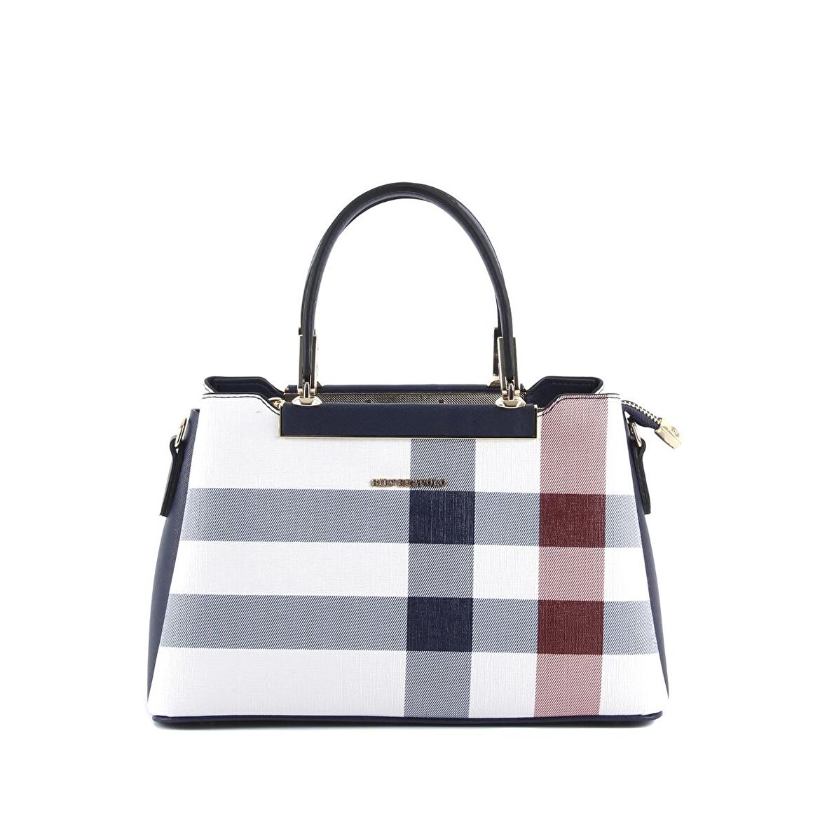 Kadın Omuz Çantası 913-30409 SİLVER POLO M3 BEYAZ-MAT LACİ