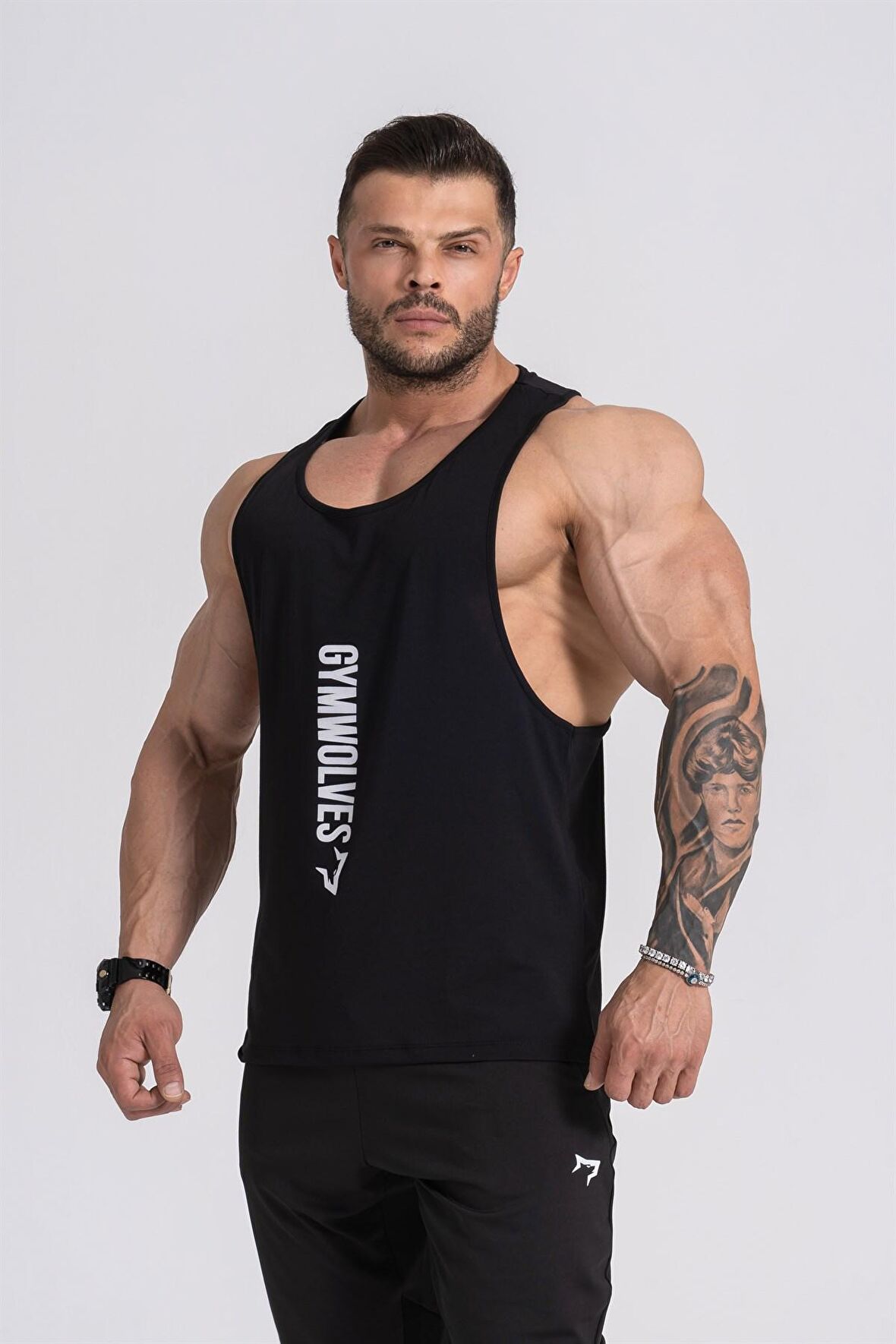 Gymwolves Spor Atleti | Stringer | Workout Tanktop | Comfortable Serisi