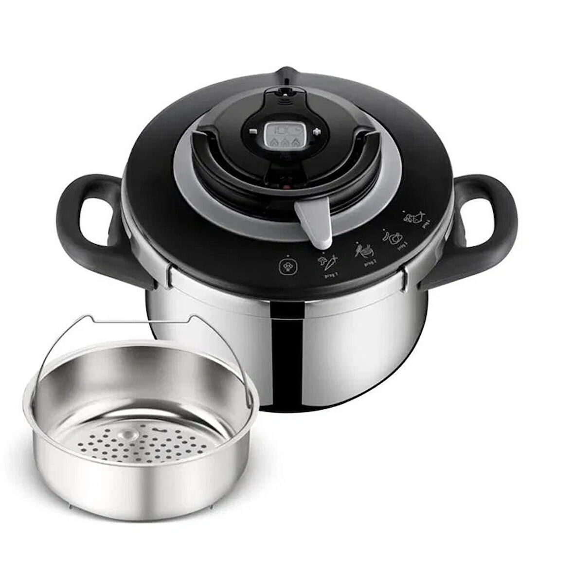 Tefal P4550632 Clipso+ Chef 4.5 Litre 4 Pişirme Programlı Düdüklü Tencere - 1510002661