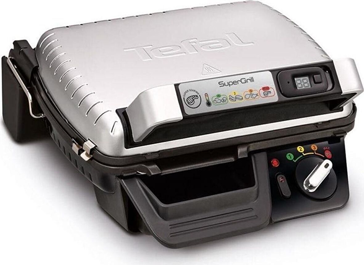 Tefal Supergrill Çıkartılabilir Plaka Teflon 2000 W 4 Dilim Tost Makinesi