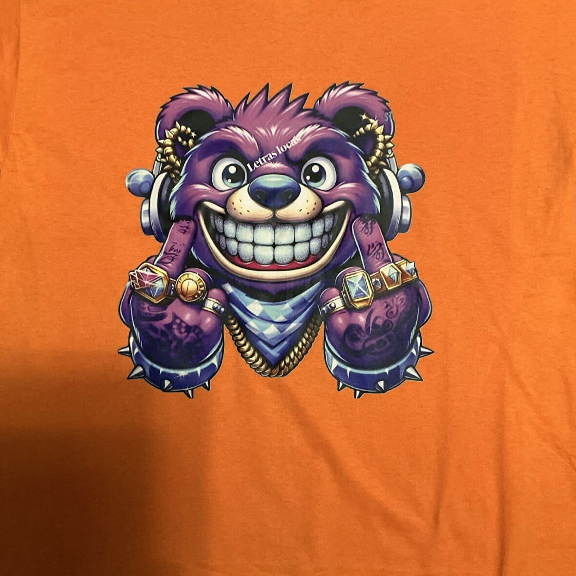 Renkli Ayıcık Baskılı Özel Tasarım Tişört