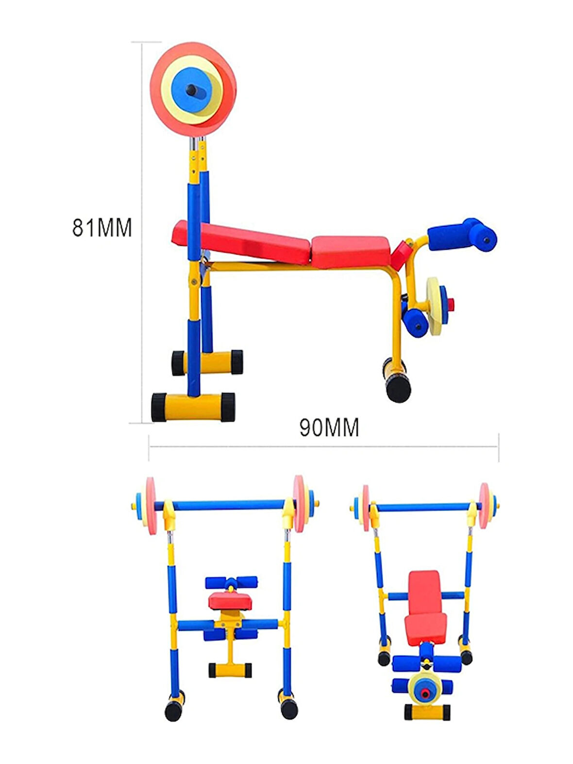 Ağırlık Seti Çocuk Spor-Fitness Aleti Küçükler için Spor Aletleri Çocuk Fitness Aletleri