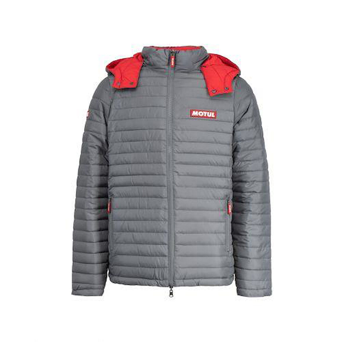 MOTUL ÇİFT TARAFLI ŞİŞME MONT GRİ - KIRMIZI