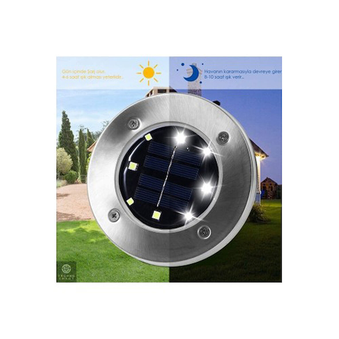 Bahçe Keyfi için 4ADET Solar Şarjlı Aydınlatma Seti