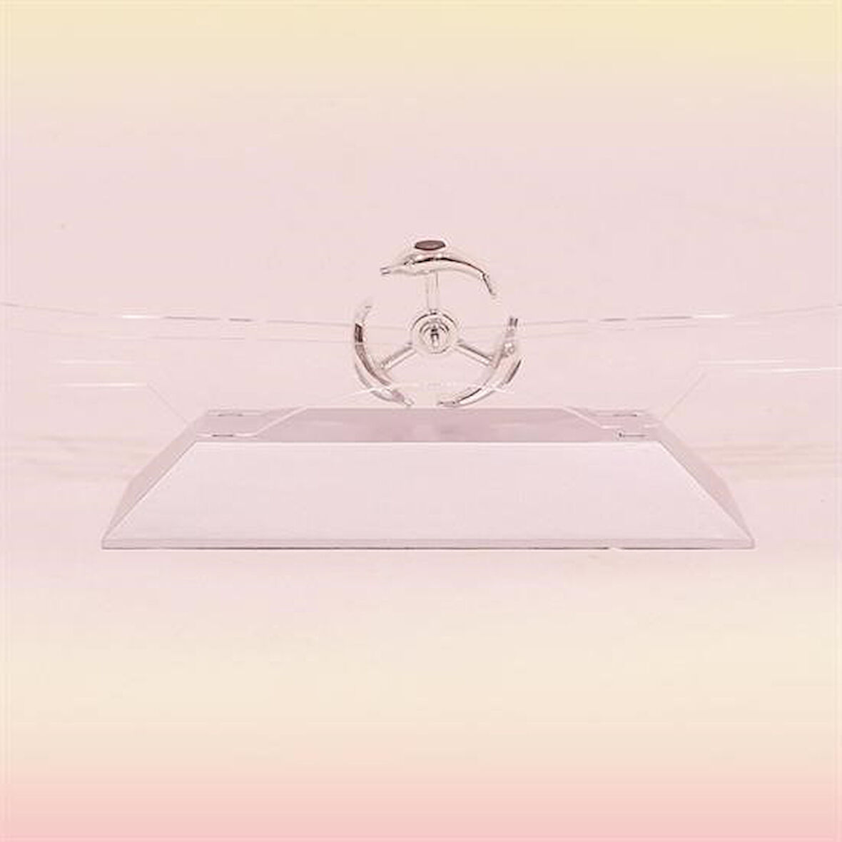 Büro Ev Hediyesi için Çalışma Masa Üstü Manyetik Kinetik Orbital Dönen Yunuslar