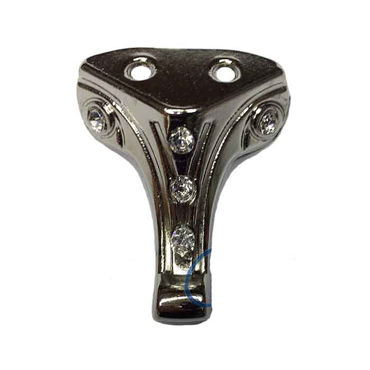 Hobi Mobilya Tasarımı için 50ADET 3,5MM Nikel Moda Taşlı Ahşap Sandık Kutu Ayağı Seti