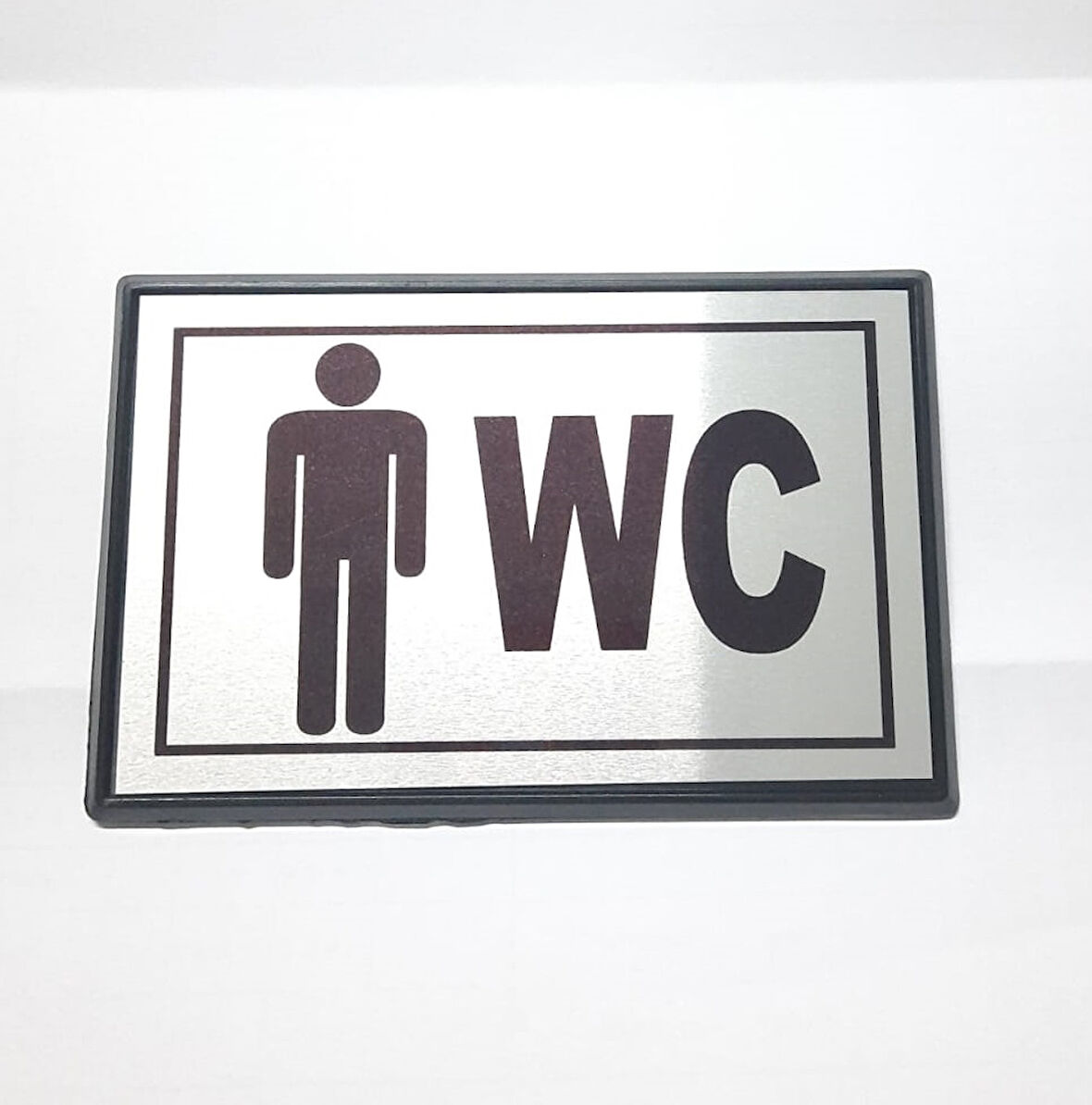 Büro İş Güvenliği için 13x8CM Maksi BAY-BAYAN WC Uyarı Tabelası