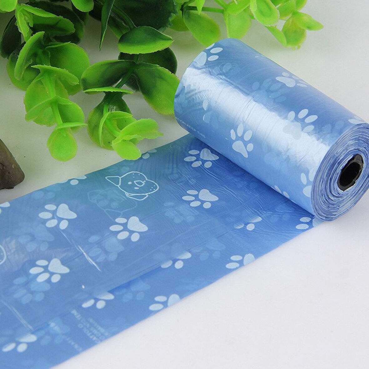 Büro Ev Evcil Hayvanı için 4PARÇA Pati Desenli Kaka Poşeti Seti