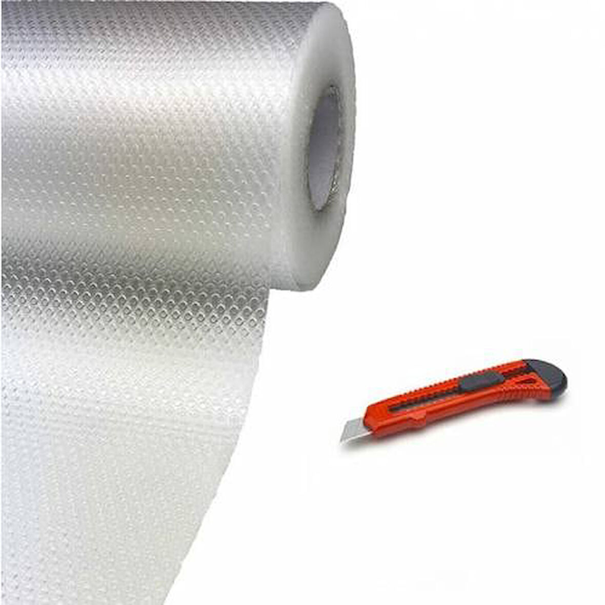 Büro Ev Düzeni için 10MT Şeffaf Halı Kaydırmaz Raf Dolap Torpido Örtüsü