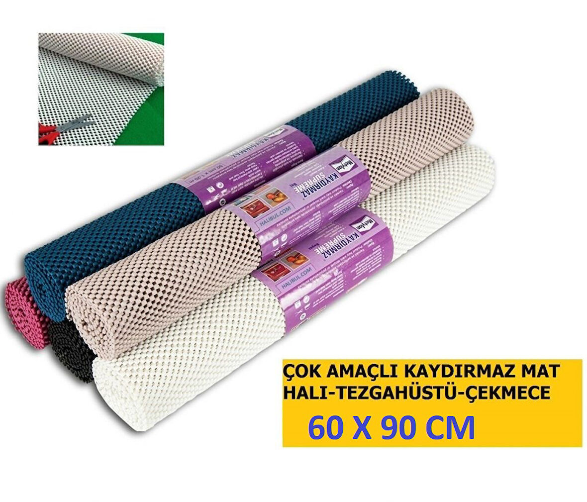 Büro Ev Düzeni için 60x90CM Geniş Halı Kaydırmaz Dolap Raf Torpido Örtüsü