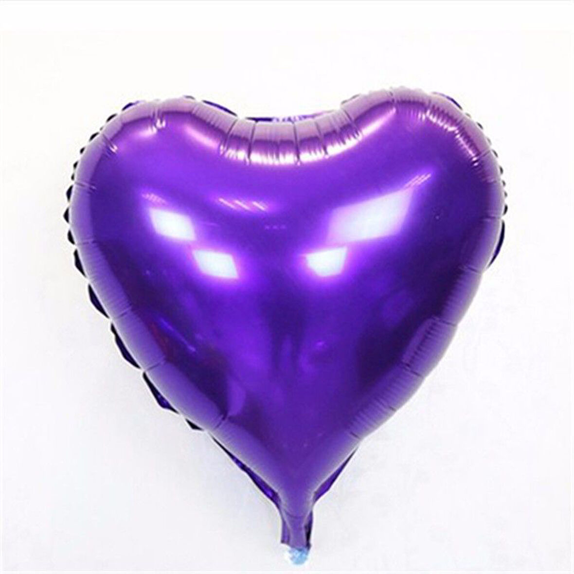 Büro Ev Partisi için 100CM Mor Kalp Folyo Balon 