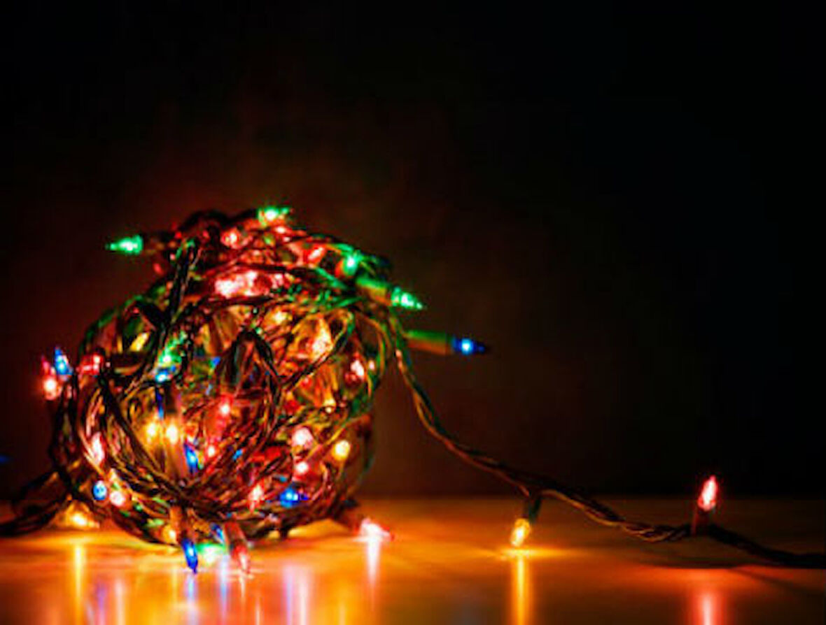 Büro Ev Partisi için 100LED Kırmızı Yılbaşı Ağacı Işığı Led Ampül