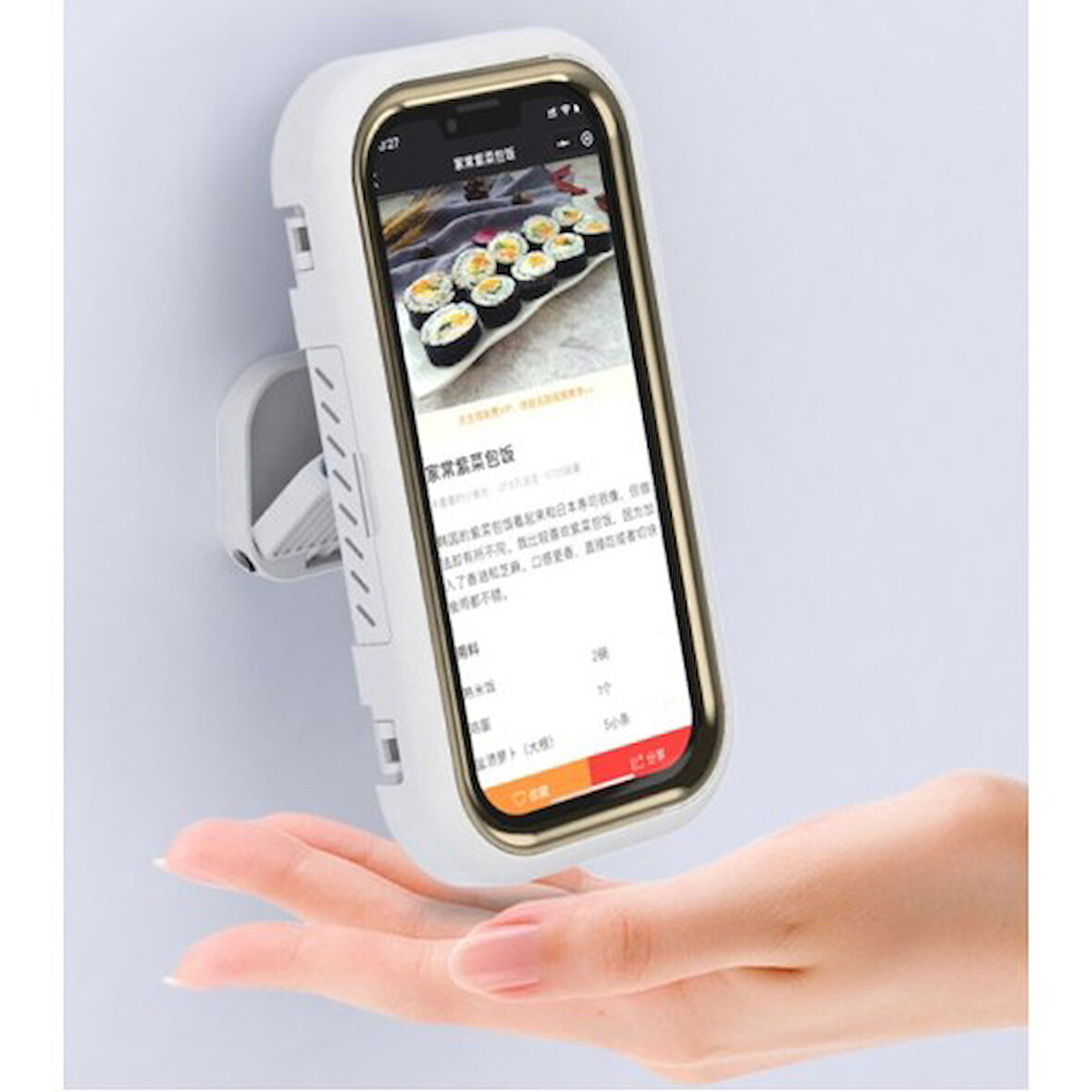 Deniz Keyfi için Hareketli Sızdırmaz Telefon Tutucu Stand