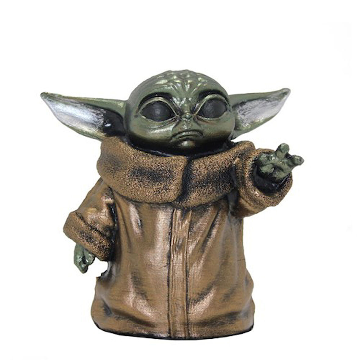 Büro Ev Ofis Dekoru için Mini Baby Yoda Büstü