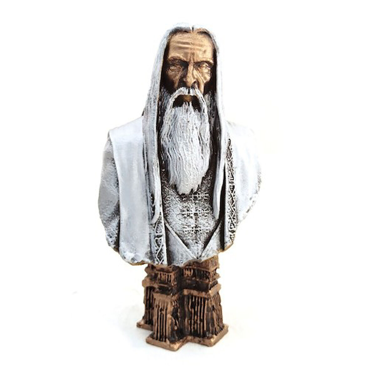 Büro Ev Ofis Dekoru için Polyester Saruman Büstü