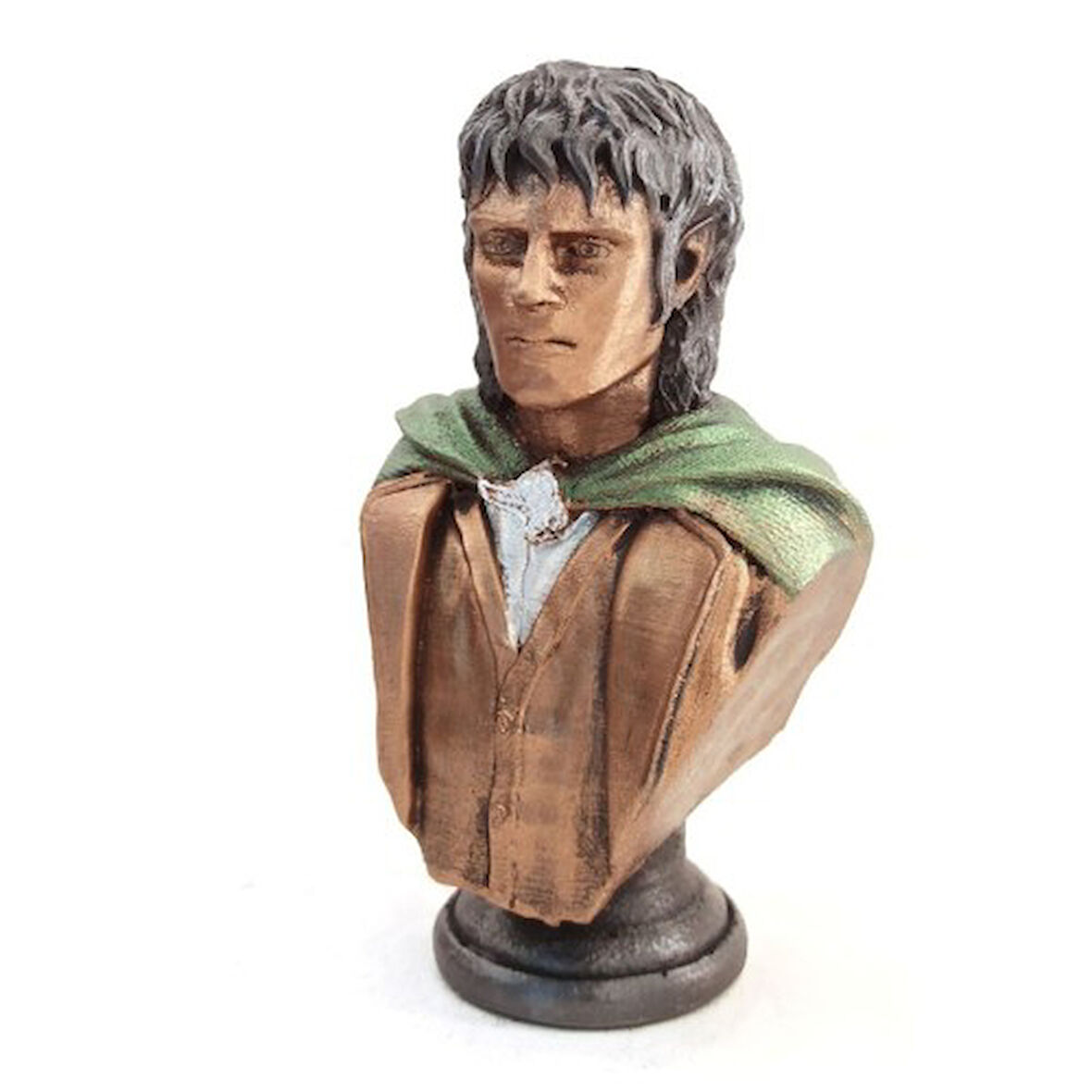 Büro Ev Ofis Dekoru için Mini Frodo Büstü