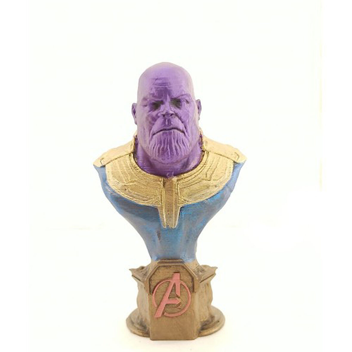 Büro Ev Ofis Dekoru için Mini Polyester Thanos Büstü