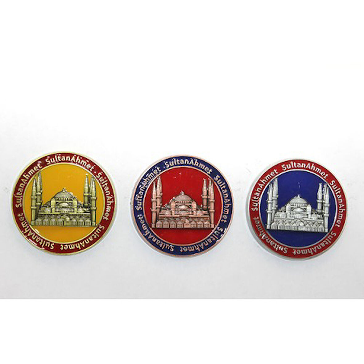 Büro Ev Ofis Dekoru için İstanbul Hediyesi Sultanahmet Oval Magnet