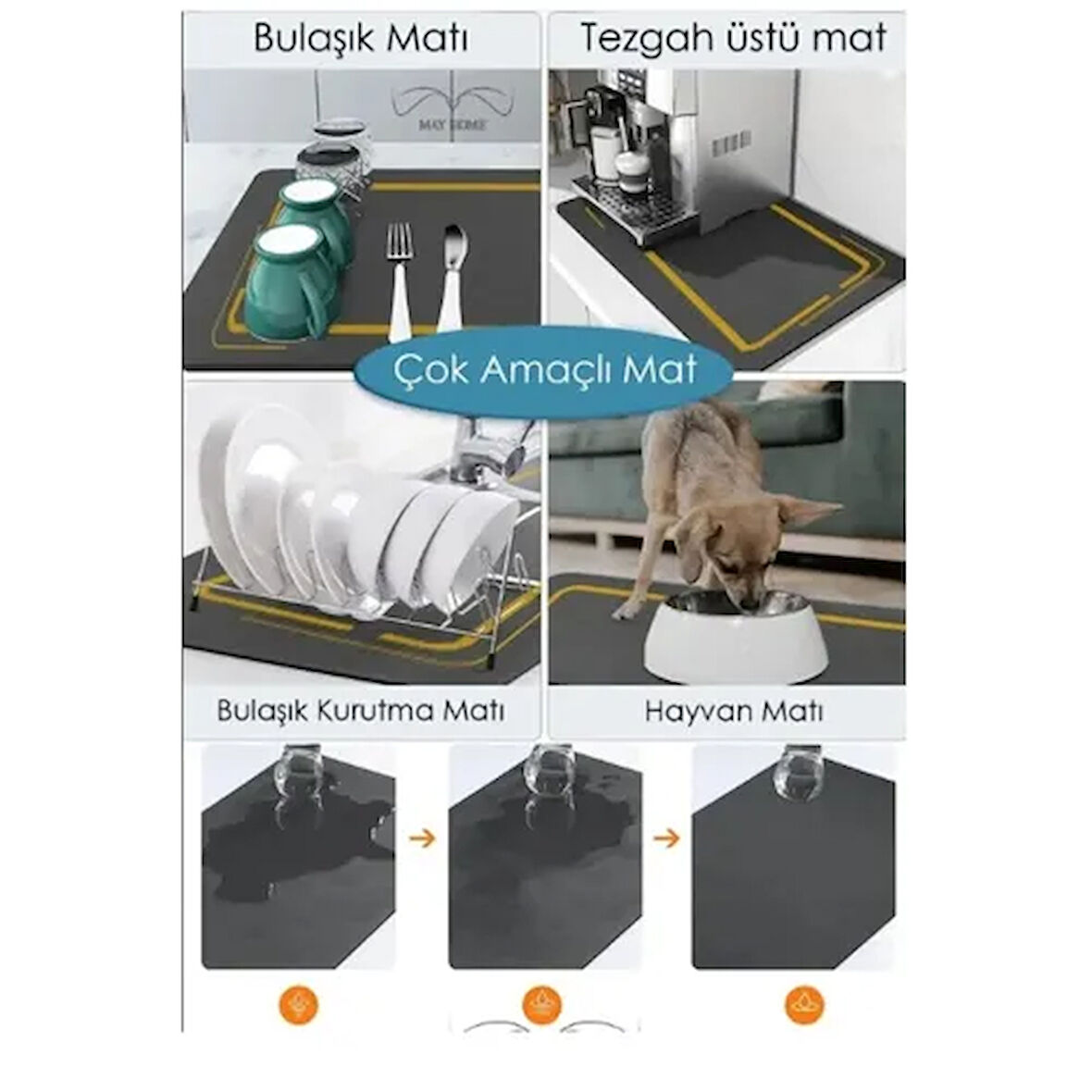 Büro Ev Ofis Banyosu için Çok Amaçlı Duş Matı