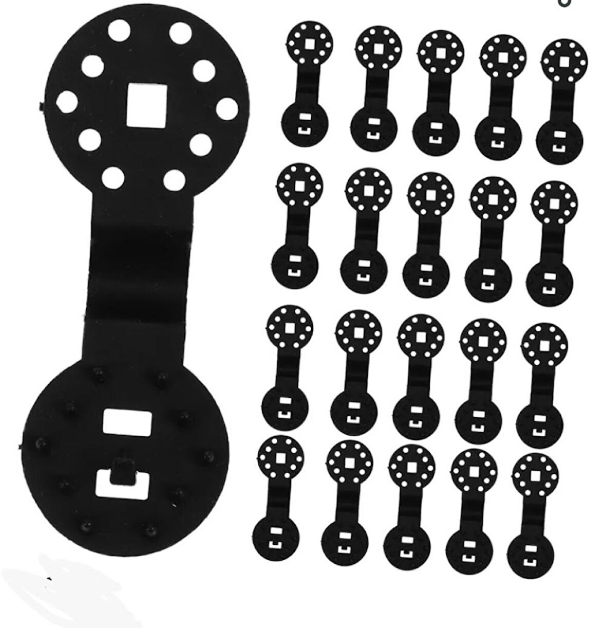 Büro Ev Ofis Bahçe Dğüzeni için1000ADET  Branda Gölgelik Kamp Çadırı Klipsi Seti