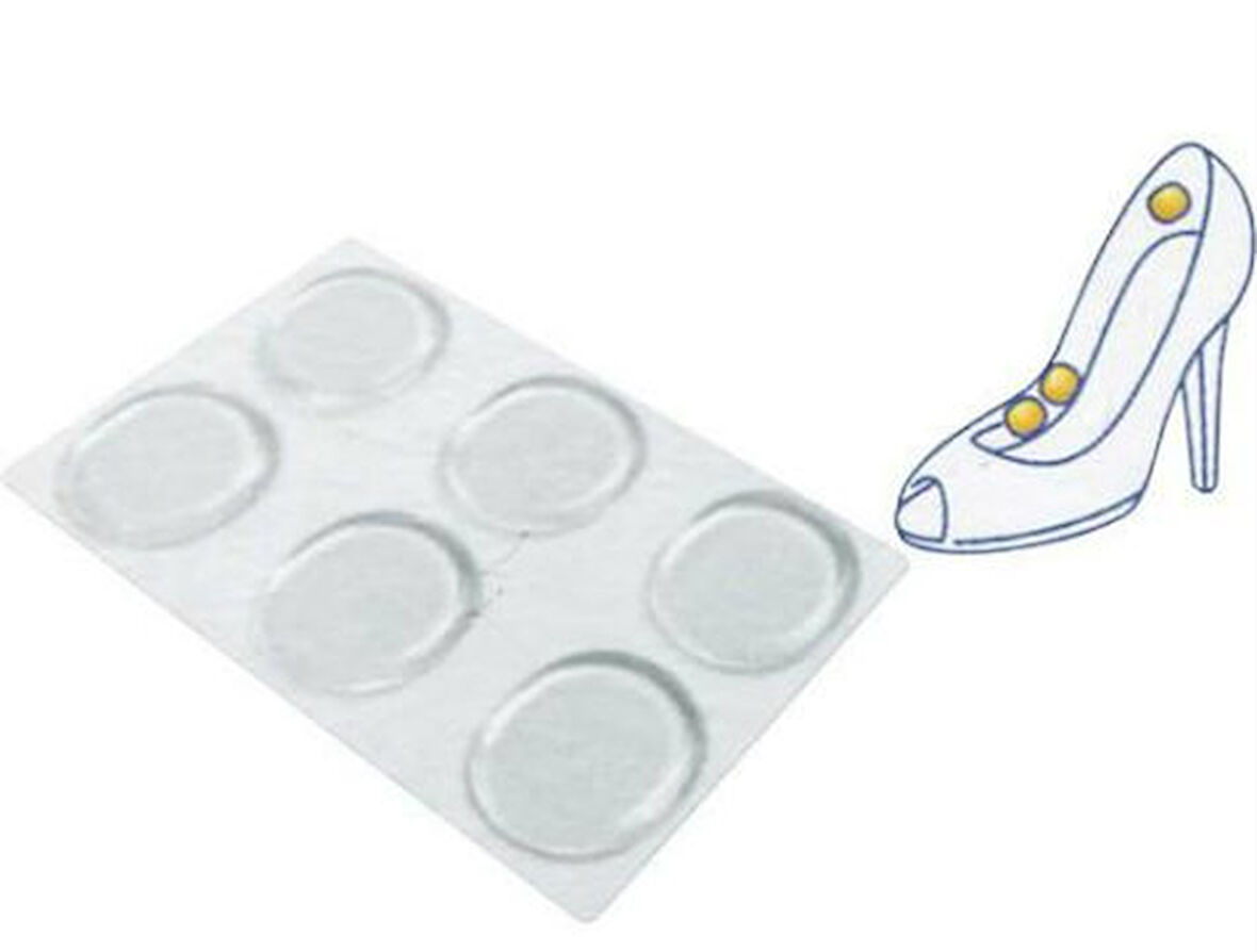 Büro Ev Ofis Personeli için 6ADET Ayak Vurma Önleyici Silikon Ped