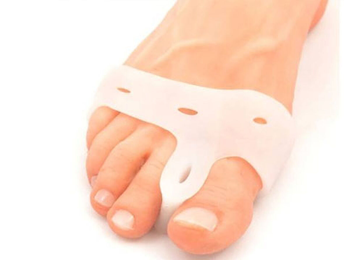 Büro Ev Ofis Personeli için Makaralı Ayak Parmak Metatars Korur Silikon