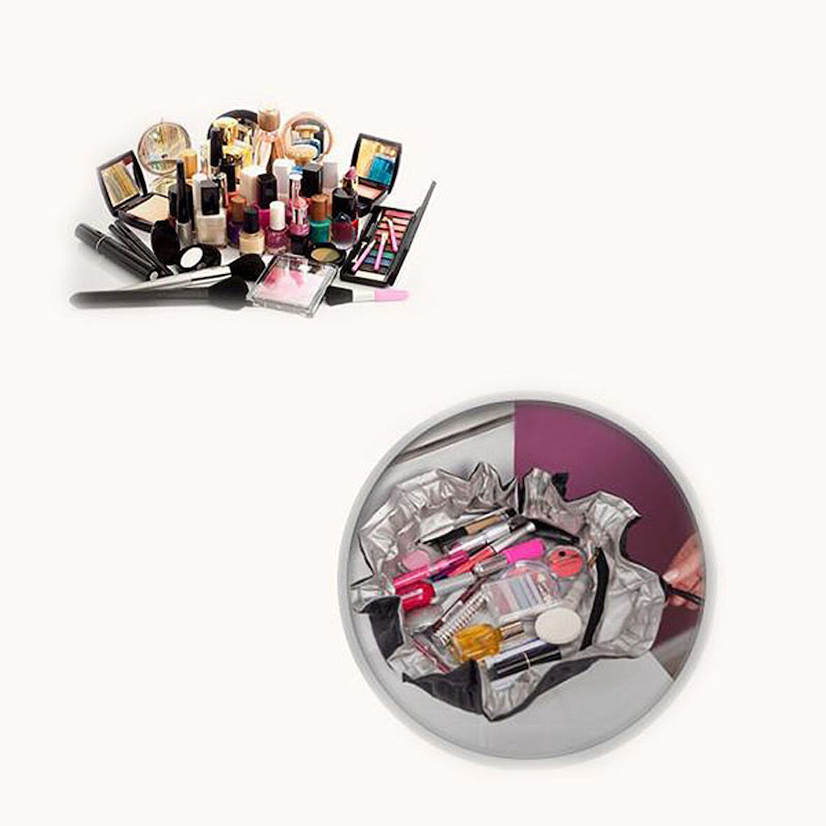 Büro Ev Ofis Düzeni için Sıvı Jel Krem Kozmetik Organizer Düzenleyici