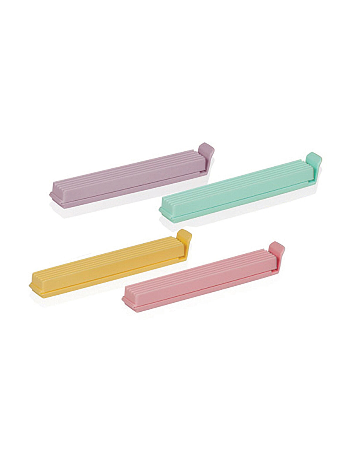 Büro Ev Ofis Mutfağı için 4ADET Poşet Kapatma Aparatı Kapatıcı Klips Seti