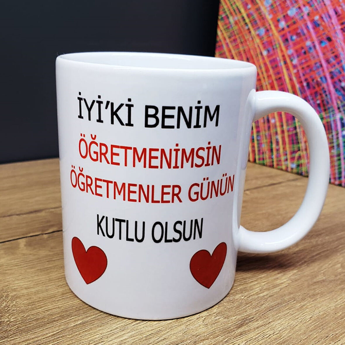 Büro Ev Ofis Hediyesi için Öğretmene Kupa Bardak
