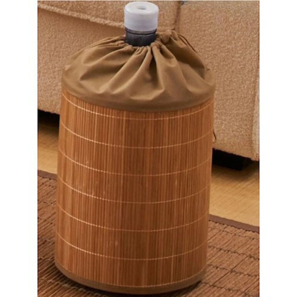 Büro Ev Ofis Yazlık için Bambu Tip Dekoratif Damazana Kılıfı