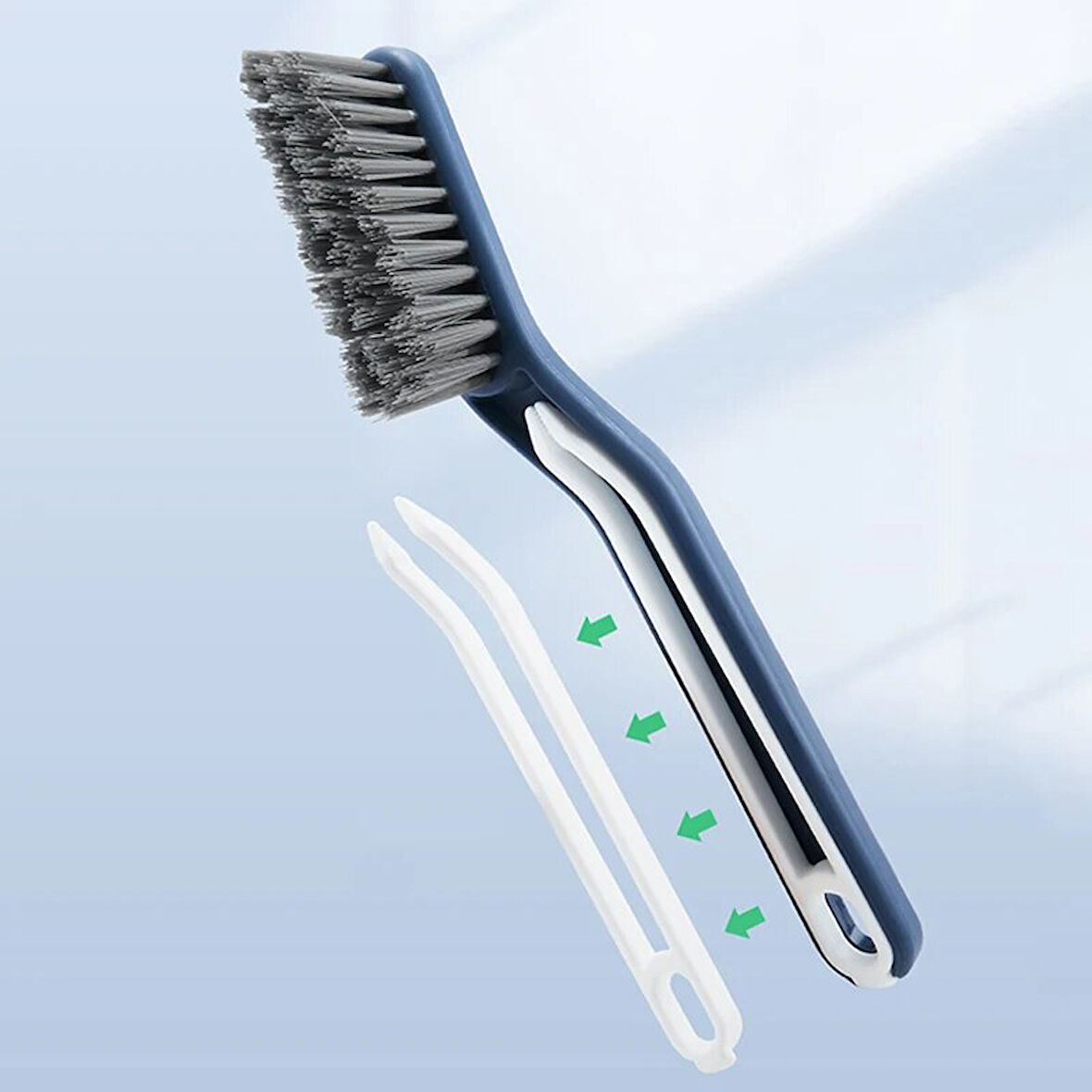 Büro Ev Ofis Yazlık Hijyeni için Kademe Uçlu Banyo Klozet Pencere Temizler Cımbızlı Fırça