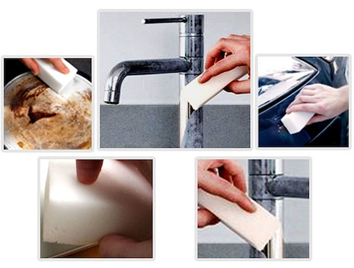 Büro Ev Ofis Yazlık Hijyeni için Kolay Temizler Sihirli Temizlik Süngeri