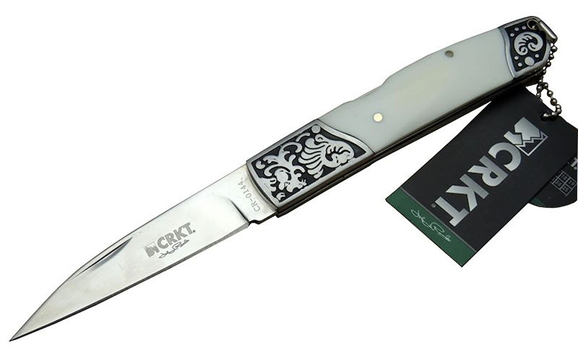 Büro Ev Ofis Kamp Keyfi için 20CM Amerikan İşi Sedef Saplı Kılıflı Kutulu Çakı