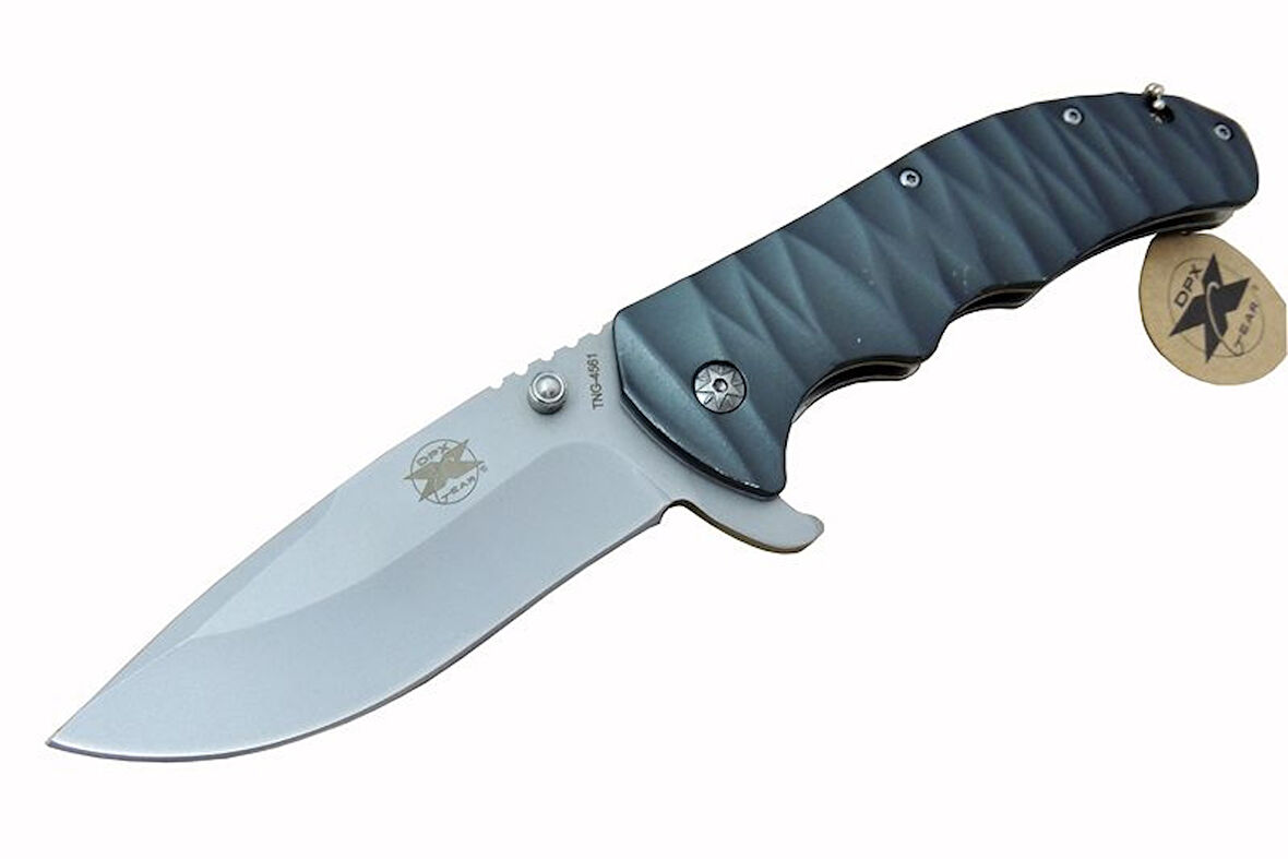 Büro Ev Ofis Kamp Keyfi için 23CM Amerikan İşi Titanyum Otomatik Kılıflı Çakı