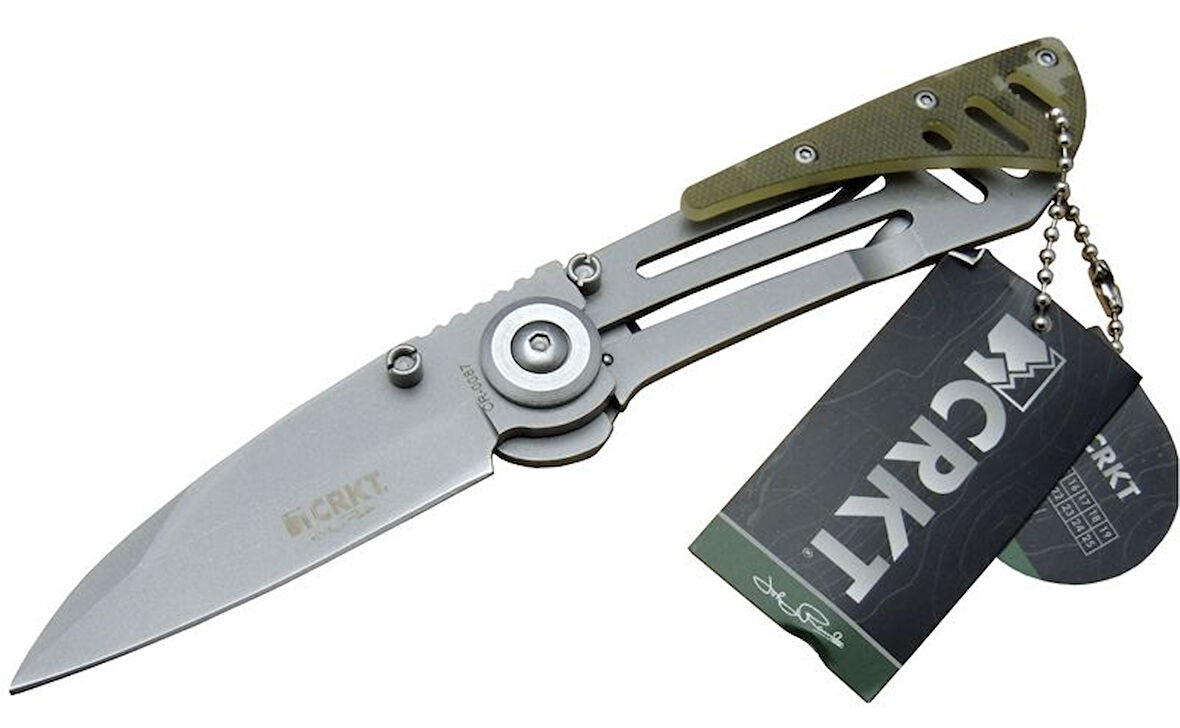 Büro Ev Ofis Kamp Keyfi için 18CM Amerikan İşi Kılıflı Metalik Saplı Otomatik Çakı