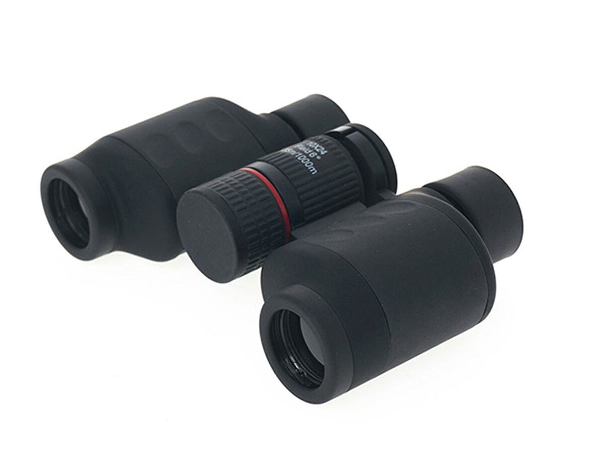 Büro Ev Ofis Kamp Keyfi için 76-1000MT 10X24 Katlanır Kauçuk Kaplamalı El Dürbünü