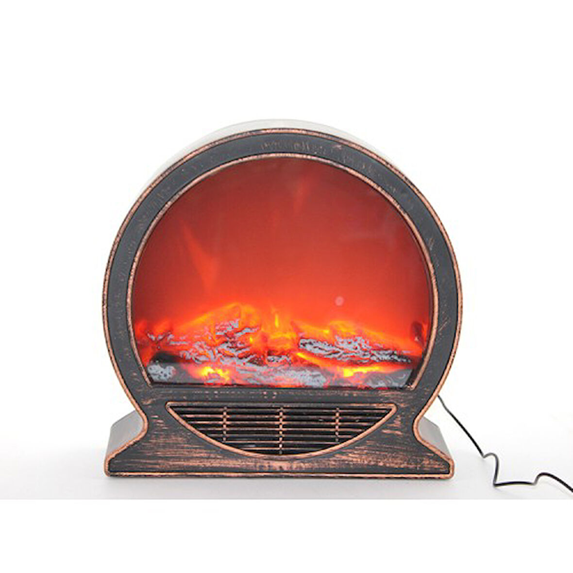 Büro Ev Ofis Hediyesi için Şömine Tasarımlı Işıklı Ledli Dekor Lambası